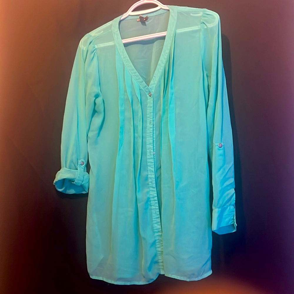 Vanity Shear Button-Up